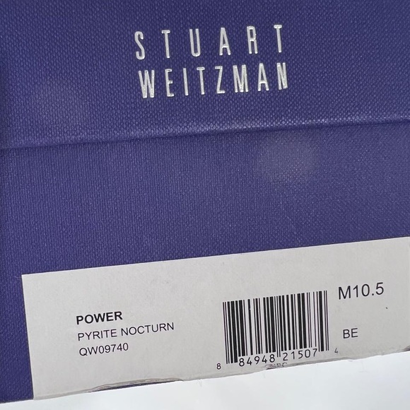 Stuart Weitzman Nocturne Metallic Pyrite Platforms